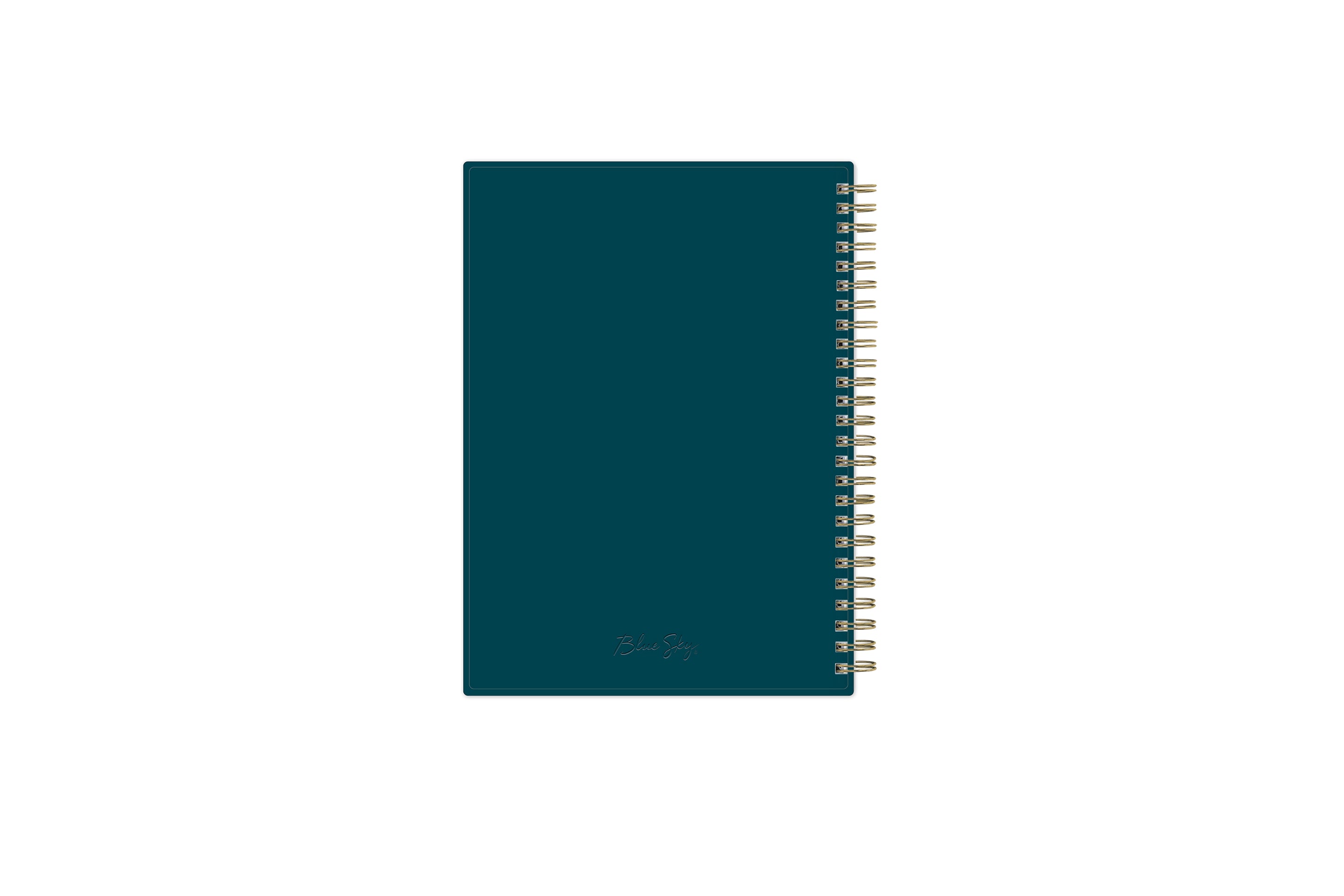 The Life Note-It collection by Blue Sky features a classy, solid pattern back cover in a 5.875x8.625 planner size with gold twin wire-o binding for the new 2025 year.