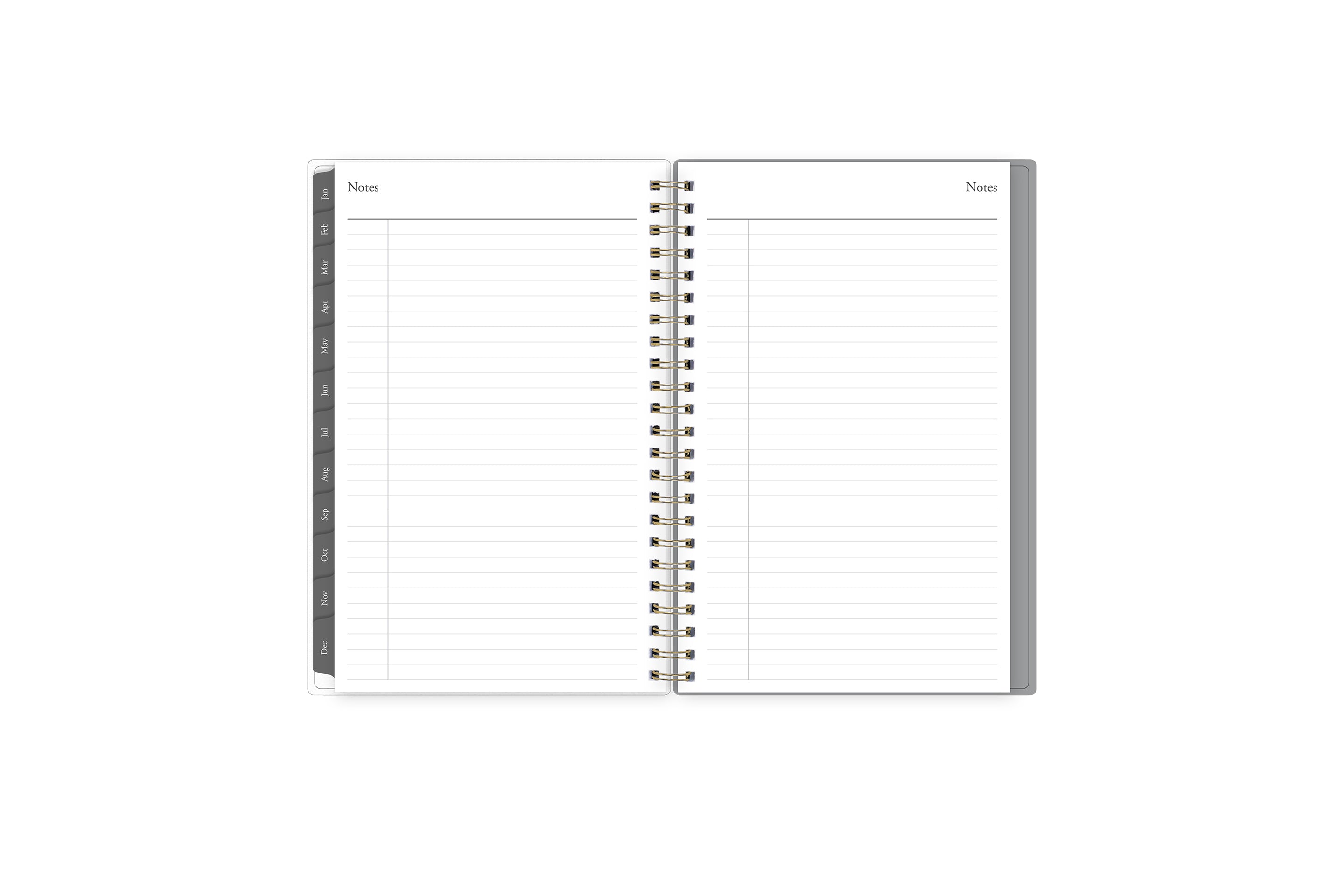 weekly planner featuring ample lined writing space