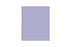 Solid lavender front cover and 2023-2024 printed academic year gold twin wire o binding