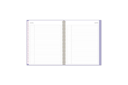 Lined notes pages on the 2023-2024 weekly monthly planner for July to June
