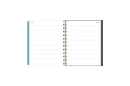 weekly monthly planner featuring ample lined writing space