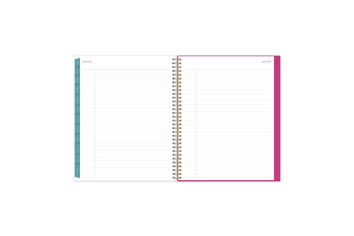  weekly monthly planner featuring ample lined writing space