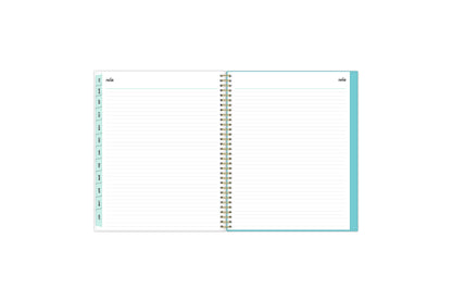 Lined notes pages on the 2023-2024 weekly monthly planner for July to June