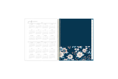 Reference calendar for 2023 and 2024 and paper poly pocket with white monthly tabs