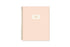 soft matte pink background, starts and moons 2023-2024 academic planner gold wire-o binding 8.5x11  size