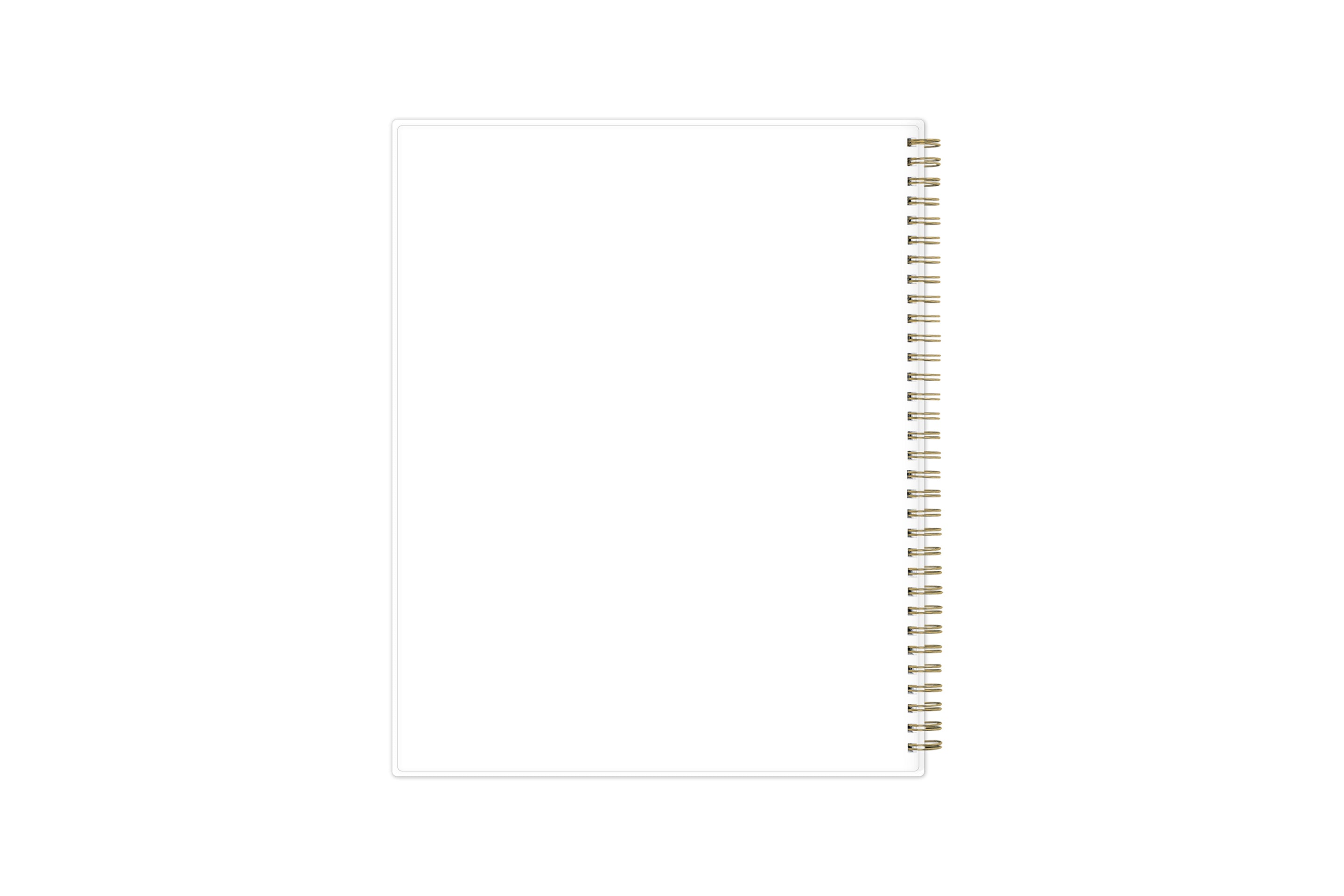 2023-2024 weekly monthly academic school planner featuring twin wire-o binding and a white cover in 8.5x11 planner size