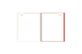 Lined notes pages on the 2023-2024 weekly monthly planner for July to June with ample writing space for any classroom planning, and note-taking