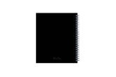2023-2024 weekly monthly academic school planner featuring twin wire-o binding and a solid black back cover in 7x9 planner size