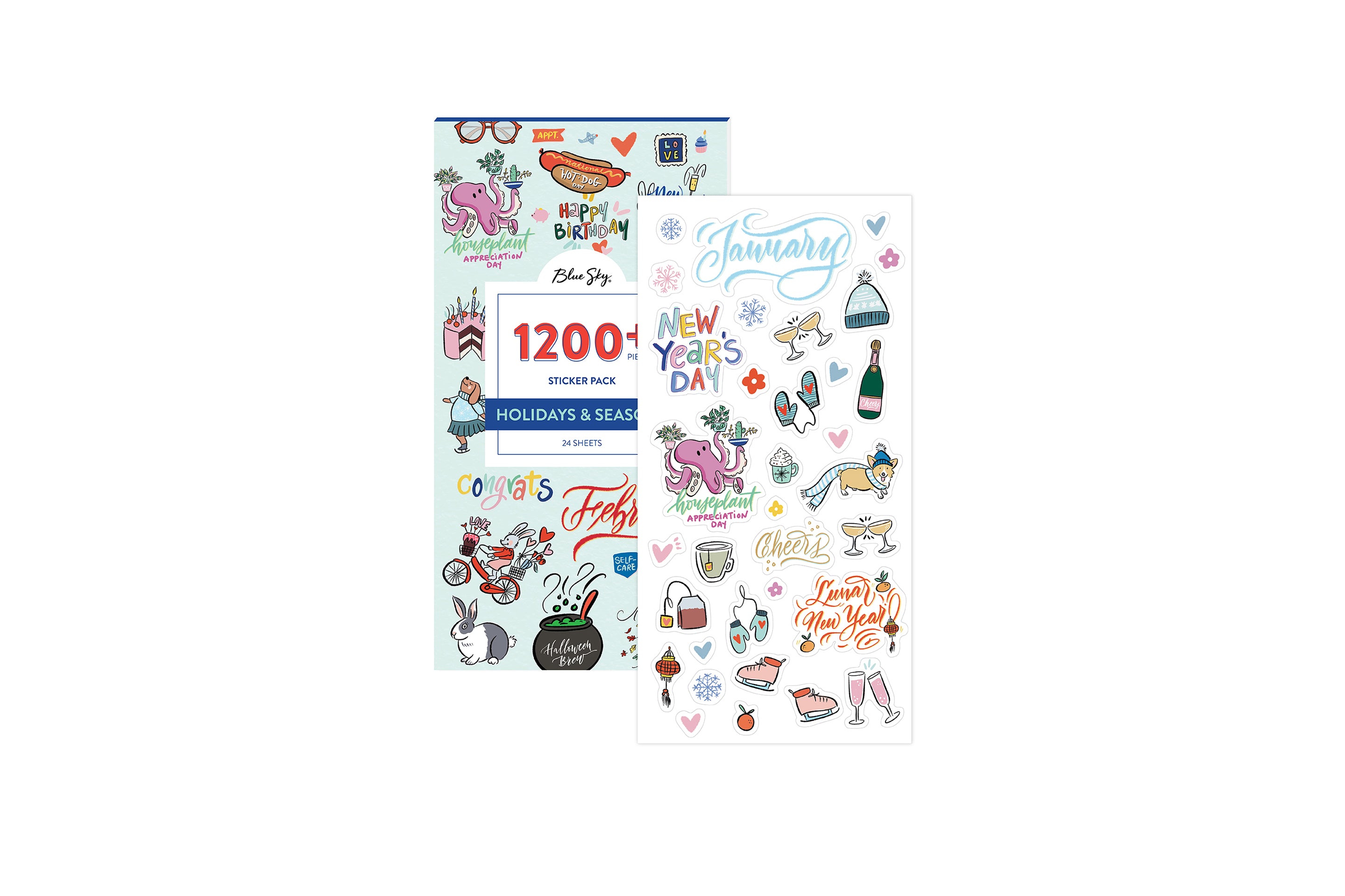 Holidays and Seasons Sticker Book 1200+ Stickers