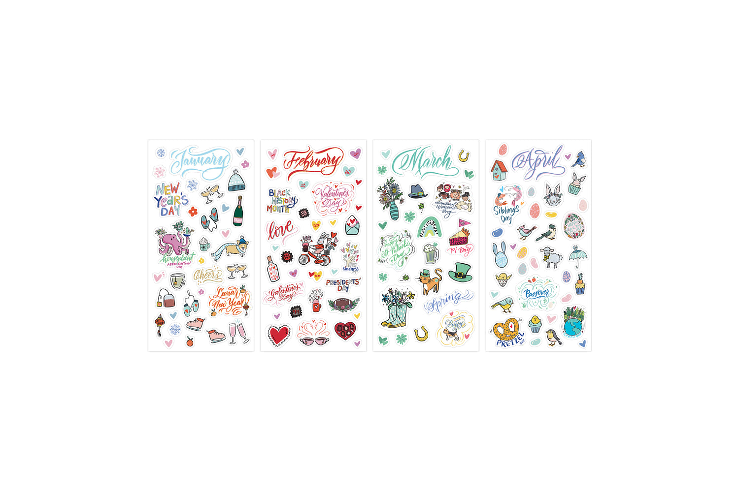 Holidays and Seasons Sticker Book 1200+ Stickers